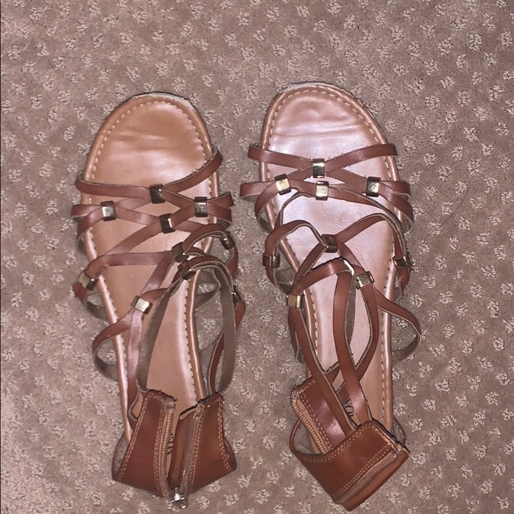 Brown Gladiator Sandals